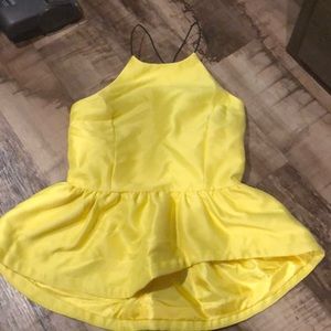 Mustard seed yellow top Like new